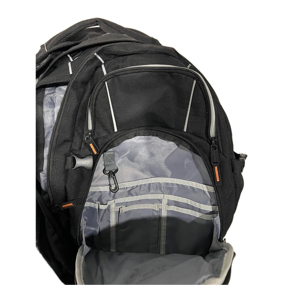 No Label Padded Computer Travel Backpack - Picture 4 of 6